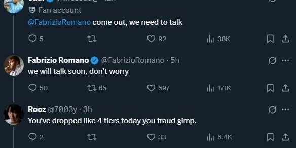 多纳鲁马交易有变？被曼城球迷喷是骗子，罗马诺回应：爱信不信